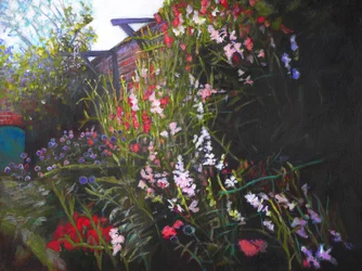 Walled Garden, 2020 (akryl na pokładzie)