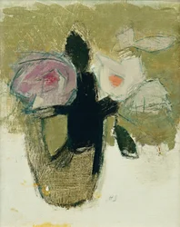 Czerwone róże w wazonie