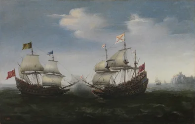 Walka morska o skalisty brzeg, 1627