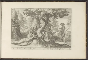 Merkury w Battusie Metamorfosen Owidiusza (tytuł serii) Herscheppingen van P. Ovidius Naso (tytuł serii)