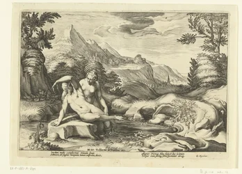 Salmacis i Hermafrodyt Metamorfosen Owidiusza (tytuł serii)