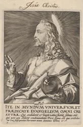 Chrystus, z dzieła „Chrystus, apostołowie i święty Paweł z wyznaniem wiary”