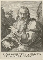 Paweł, arkusz 14 z serii „Chrystus, dwunastu apostołów i Paweł”