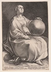 Urania, muza astronomii, z Dziewięciu muz