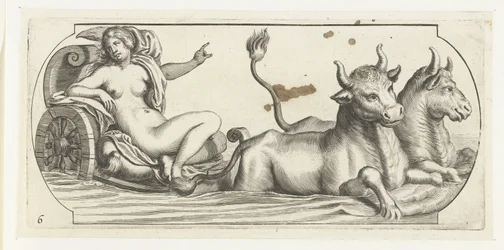 Europa na rydwanie Nouveau Livre des Dieux et Deeßes De la Marine Bouckje of Sea Gods and Goddesses (tytuł serii)