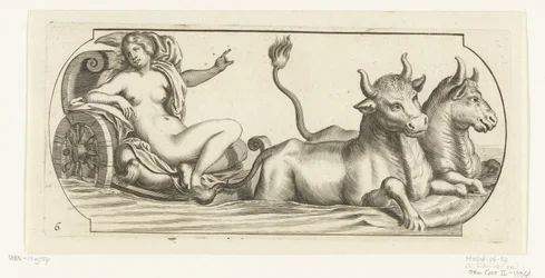 Europa na rydwanie Nouveau Livre des Dieux et Deeßes De la Marine Bouckje of Sea Gods and Goddesses (tytuł serii)