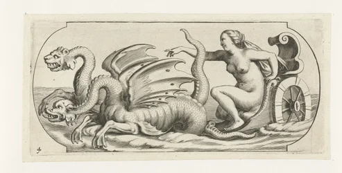 Bogini na rydwanie Nouveau Livre des Dieux et Deeßes De la Marine Bouckje of Sea Gods and Goddesses (tytuł serii)