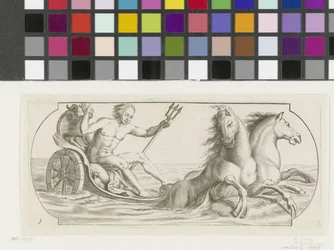 Neptun na rydwanie Nouveau Livre des Dieux et Deeßes De la Marine Bouckje of Sea Gods and Goddesses (tytuł serii)