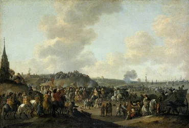 Wyjazd króla Anglii Karola II z Scheveningen, 2 czerwca 1660, 1683