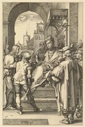 Chrystus przed Piłatem, z Męki Pańskiej, 1596.