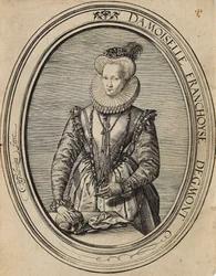 Franciszka Luksemburska, hrabina Gavre, Dame de Fiennes 1495-1557, 1580.