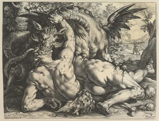 Smok pożerający Towarzyszy Kadmusa, 1588.