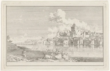 Widok na Valkhof w Nijmegen