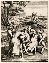 Epidemia tańca, Strasburg, Alzacja. 1518