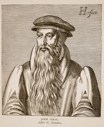 John Knox, z „Effigies” Jacobusa Verheidena, 1602 (zdjęcie w sepii)