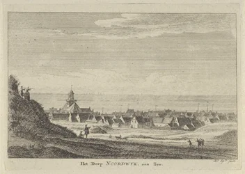 Widok Noordwijk aan Zee Wioska Noordwijk aan Zee (tytuł na obiekcie)