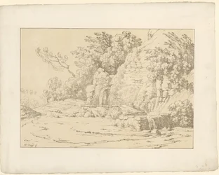 Skały z umywalkami Tentamina Lithographica (tytuł serii) Włoskie pejzaże (tytuł serii)