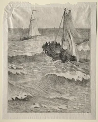 Scena morska, 1879.