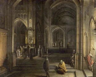 Wnętrze kościoła, 1620