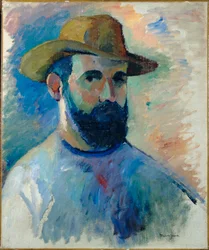 Henri Manguin, autoportret (olej na płótnie)