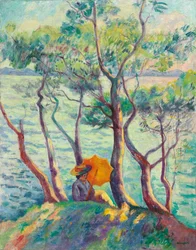 Joanna przy parasolem, Cavaliere