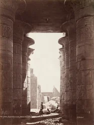 Teby, Świątynia Ramesseum, Wnętrze Sali Hypostylowej