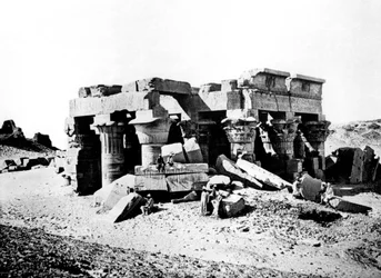Świątynia Ombos, Nubia, Egipt, 1887 r.