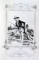 Ilustracja przedstawiająca „deszcz” autorstwa Henri Bouteta 1895 (grafika)