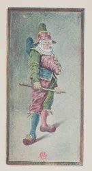 Punchinello, Trzy czwarte w prawo, c. 1887.