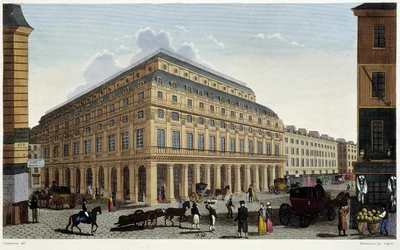 Teatr Francuski. Grawerowanie przez Courvoisier