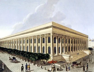 Giełda Paryska, początek XIX w. (ryc.)