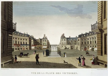 Place des Victoires – Paryż przy Courvoisier