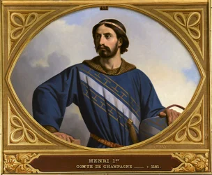 Hrabia Henryk I z Szampanii 1127-1181, zwany liberałem, 1844.