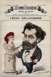 Karykatura Leona Alexandre Delhomme
