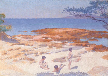 Plaża w Cabasson Baigne-Cul, 189192.