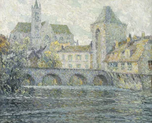 Moret Krajobraz, Most; Paysage Moret, Le Pont