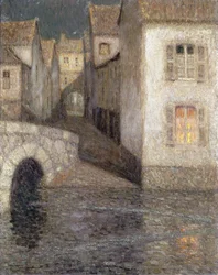 Dom nad rzeką, Chartres; Les Masons sur la Riviere, Chartres