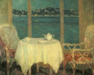 Taras przed zatoką St. Tropez
