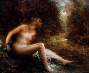 Łowczyni. Obraz autorstwa Henri Fantin-Latour (Fantin Latour