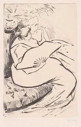 Siedząca kobieta, ca. 1895-1900.