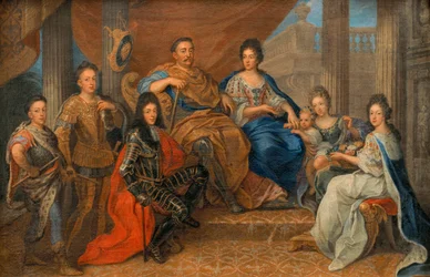 Polish: Jan III Sobieski z rodziną John III Sobieski with his family