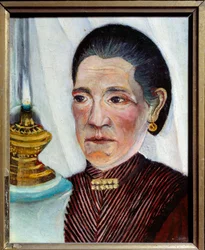 Portret drugiej żony artysty Obraz Henri Rousseau dit Le Douanier Rousseau