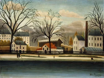 Przedmieścia; Banlieue, c.1896