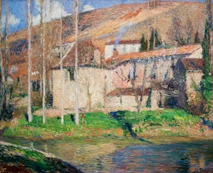 Widok na Labastide-du-Vert (Midi-Pyrénées)
