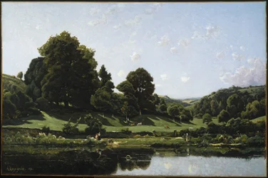Łąka w Bourbonnais, poranek, 1876