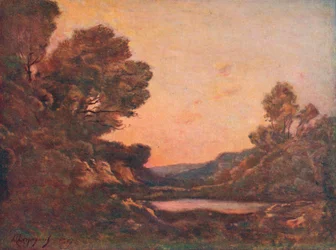 Zachód słońca, 1907