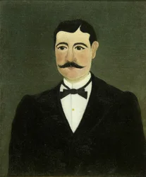 Portret Frumence Biche w strojach cywilnych, ok. 1891.