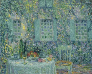 Stół. Słońce na liściach, Gerberoy, 1917