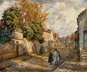 Scena uliczna, Lagny; Scena de Rue, Lagny,