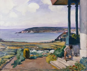Ogród w zatoce Morgat; Ogród nad zatoką w Morgacie, 1924